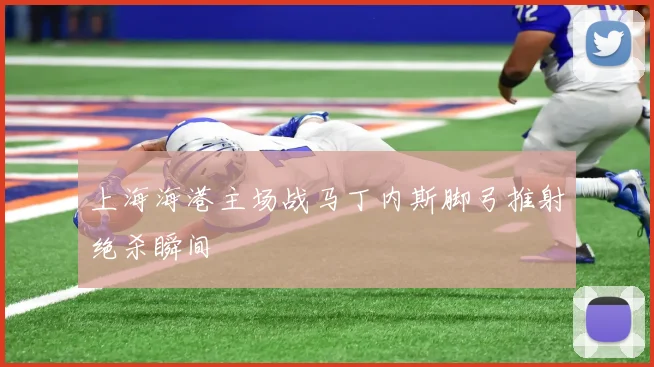 上海海港主场战马丁内斯脚弓推射绝杀瞬间